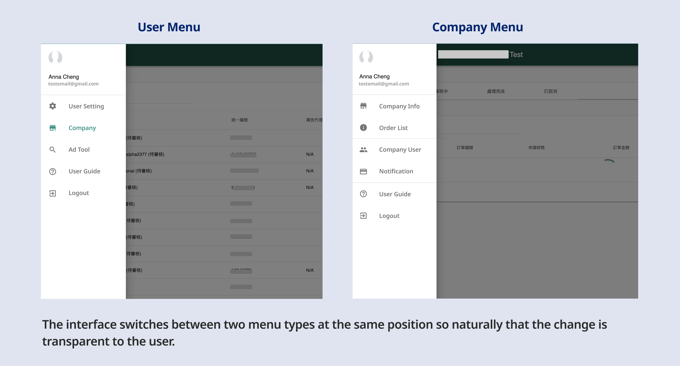 Hover-to-Expand Sidebar Navigation